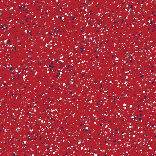 Patriot flake blend — Red, white & blue